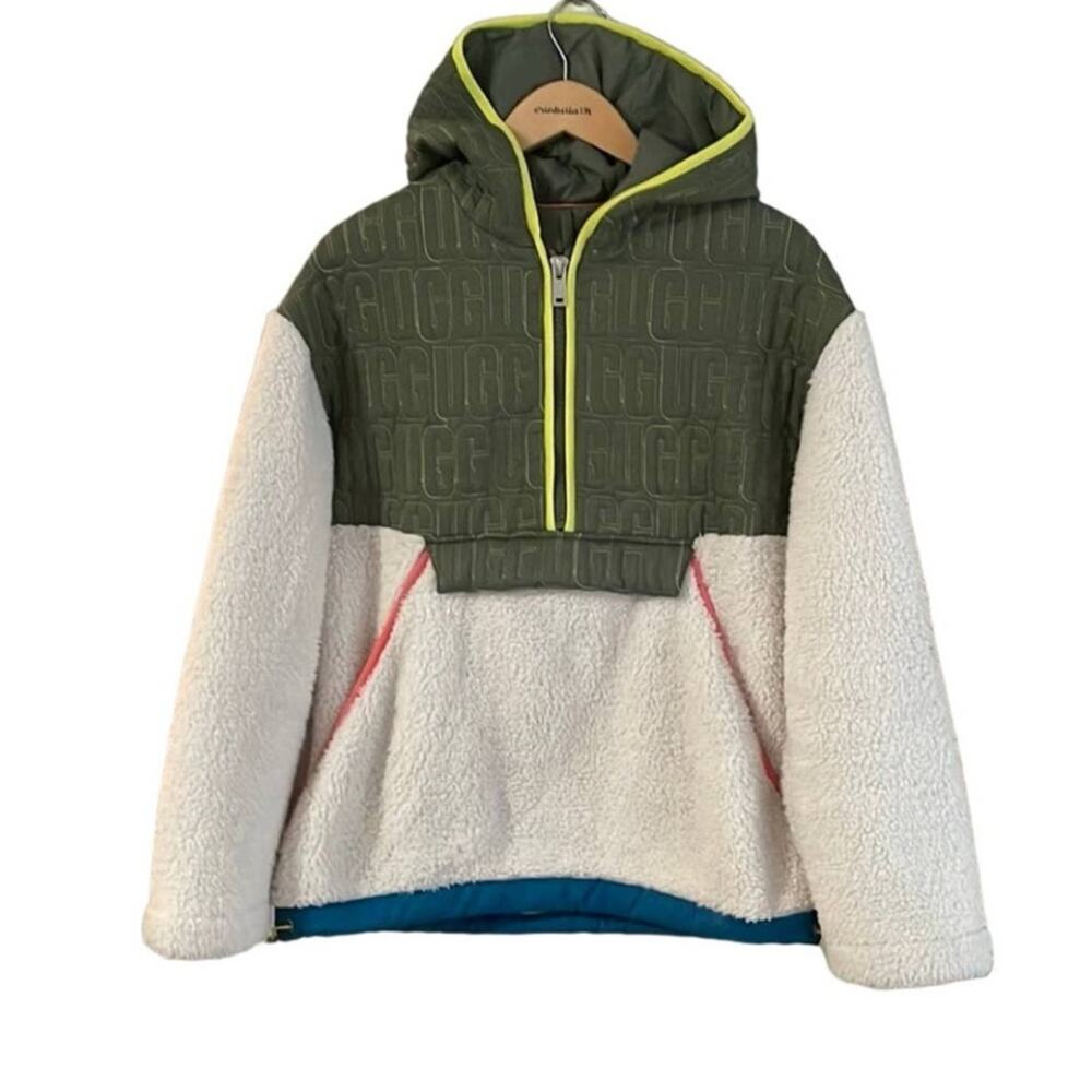 UGG Iggy Sherpa Half Zip Pullover - Picture 2 of 16